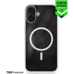 Striker X-Core Xtreme Impact Coque Transparente iPhone 16 MagSafe Coque arrière Rigide Anti-Chocs - Transparent