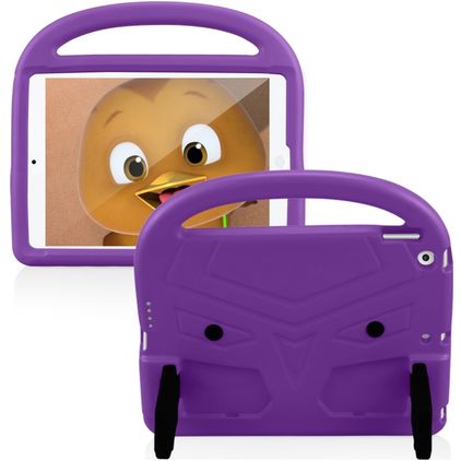 Mobigear Buddy Coque iPad 9 (2021) Coque de tablette pour enfants avec Poignée Enfants en EVA - Violet
