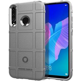 Mobigear Rugged Shield Coque Huawei P40 Lite E Coque arrière en TPU Souple Anti-Chocs - Gris