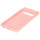 Mobiparts Coque Samsung Galaxy S10 Coque arrière en Silicone - Blossom Pink