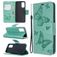 Mobigear Butterfly Housse Samsung Galaxy S20 Etui Porte-Monnaie - Turquoise