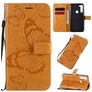 Mobigear Butterfly Housse Motorola Moto G8 Power Etui Porte-Monnaie - Cognac