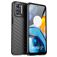 Mobigear Groove Coque Motorola Moto E32s Coque arrière en TPU Souple - Noir