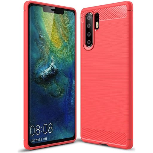 Mobigear Brushed Slim Coque Huawei P30 Pro Coque arrière en TPU Souple - Rouge