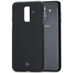 Mobilize Gelly Coque Samsung Galaxy A6 Plus (2018) Coque arrière en TPU Souple - Matt Black
