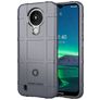 Mobigear Rugged Shield Coque Nokia 1.4 Coque arrière en TPU Souple Anti-Chocs - Gris