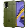 Mobigear Rugged Shield Coque Samsung Galaxy A51 Coque arrière en TPU Souple Anti-Chocs - Vert