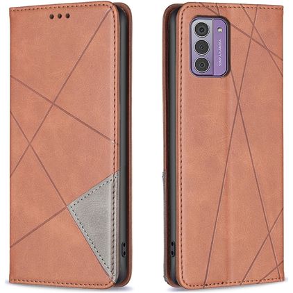 Mobigear Rhombus Slim Nokia G42 Étui - Marron