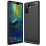 Mobigear Brushed Slim Coque Huawei P30 Pro Coque arrière en TPU Souple - Noir