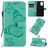 Mobigear Butterfly Samsung Galaxy S10 Lite Étui Portefeuille - Turquoise