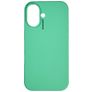 Nudient Base Coque iPhone 16 Plus Coque arrière en Silicone - Mint Green