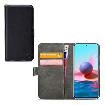 Mobilize Classic Gelly Wallet Housse POCO M3 Pro Etui Porte-Monnaie - Noir