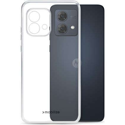 Mobilize Gelly Coque Transparente Motorola Moto G84 Coque arrière en TPU Souple - Transparent