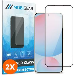 Mobigear Premium Samsung Galaxy S24 FE Verre trempé Protection d'écran - Compatible Coque (Lot de 2)