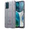 Mobigear Rugged Shield Coque Motorola Moto G42 Coque arrière en TPU Souple Anti-Chocs - Gris