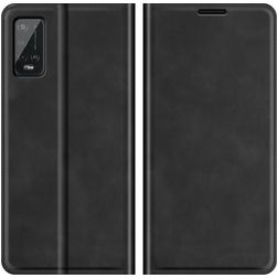 Mobigear Retro Slim Housse Wiko Power U20 Etui Porte-Monnaie - Noir