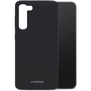 Mobilize Rubber Gelly Coque Samsung Galaxy S23 FE Coque arrière en TPU Souple - Matt Black