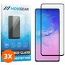 Mobigear Curved Samsung Galaxy S10 Lite Verre trempé Protection d'écran - Compatible Coque - Noir (Lot de 3)