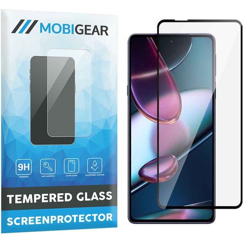 Mobigear Premium Motorola Edge X30 Verre trempé Protection d'écran - Compatible Coque - Noir
