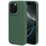 Mobiparts Coque iPhone 16 Pro Coque arrière en Silicone - Forest Green