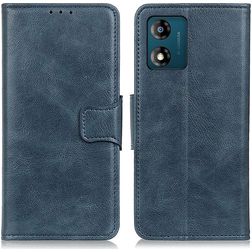 Mobigear Classy Housse Motorola Moto E13 Etui Porte-Monnaie - Bleu