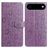 Mobigear Flowers Housse iPhone Air Etui Porte-Monnaie - Violet