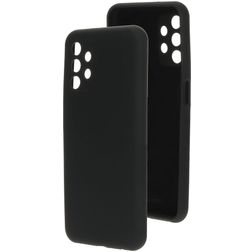 Mobiparts Coque Samsung Galaxy A13 4G Coque arrière en Silicone - Noir