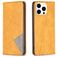 Mobigear Rhombus Slim Housse iPhone 16 Pro Etui - Cognac