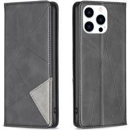 Mobigear Rhombus Slim Housse iPhone 16 Pro Etui - Noir