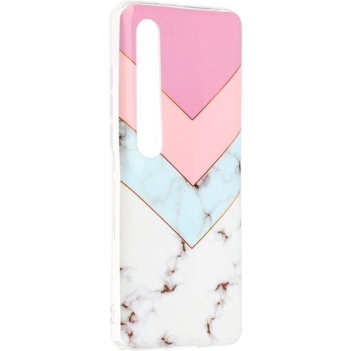 Mobigear Marble Coque Xiaomi Mi 10 Coque arrière en TPU Souple - Tricolore