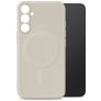 My Style Protective Flex Coque Samsung Galaxy A16 MagSafe Coque arrière en TPU Souple - Antique White