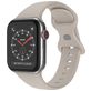 Mobigear Sport Dual Bracelet Silicone Apple Watch Fermeture à clou et passant - 49/46/45/44 mm - Taupe