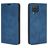 Mobigear Retro Slim Housse Samsung Galaxy A12 Etui Porte-Monnaie - Bleu