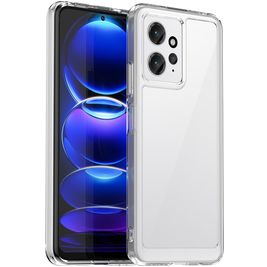 Mobigear Crystal Coque Transparente Xiaomi Redmi Note 12 Coque arrière Rigide - Transparent