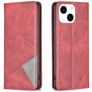 Mobigear Rhombus Slim Housse iPhone 15 Etui - Rouge