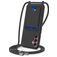 Mobigear Lanyard Card Samsung Galaxy A16 Coque avec cordon en Silicone et Porte-Cartes - Noir