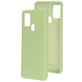 Mobiparts Coque Samsung Galaxy A21s Coque arrière en Silicone - Pistache Green