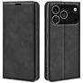 Mobigear Retro Slim Housse iPhone 18 Pro Max Etui Porte-Monnaie - Noir