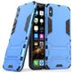 Mobigear Armor Stand Coque iPhone XS Max Coque arrière Rigide Anti-Chocs avec Support Amovible - Bleu