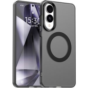 Mobigear Shockproof Coque Samsung Galaxy S25 Edge MagSafe Coque arrière Rigide - Noir