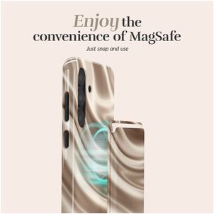 MIO - Porte Cartes en - 3 Cartes - Compatible MagSafe - Silky Dreams