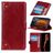 Mobigear Ranch Housse Motorola Moto E22 Etui Porte-Monnaie - Bordeaux