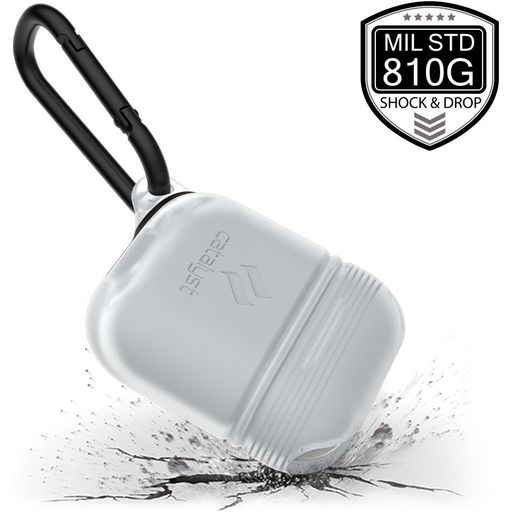 Catalyst Waterproof Coque Apple AirPods 1 Coque Imperméable en Silicone Souple - Blanc