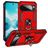 Mobigear Armor Ring Coque Google Pixel 10 Pro XL Coque arrière Rigide Anti-Chocs avec Anneau-Support - Rouge