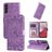 Mobigear Sunflower Housse Samsung Galaxy A14 Etui Porte-Monnaie - Violet