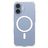 CARE by PanzerGlass Fashionable Coque Transparente iPhone 17 MagSafe Coque arrière en Silicone - Transparent