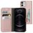 Mobiparts Classic Wallet Housse iPhone 12 Pro Etui Porte-Monnaie - Rose