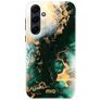 MIO Coque Samsung Galaxy A55 MagSafe Coque arrière Rigide - Green Marble