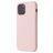 Mobigear Rubber Touch Coque iPhone 12 Pro Coque arrière en Silicone - Sand Pink