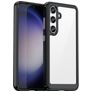 Mobigear Crystal Coque Samsung Galaxy S24 Coque arrière Rigide - Transparent / Noir